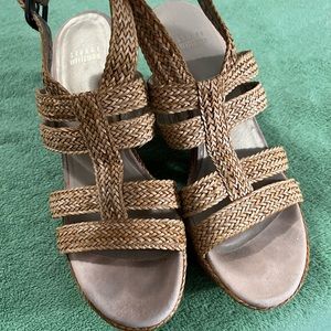 Stuart Weitzman wedge sandals. Size 8.5